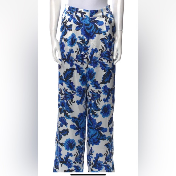 NWT Christian Lacroix Blue Floral Suit - Picture 2 of 9